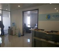 天津万达中心写字楼精装修150㎡